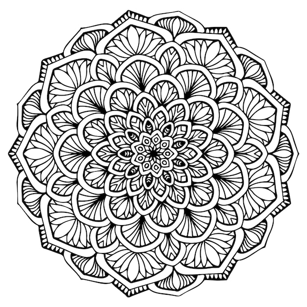 Mandalas Livre De Coloriage