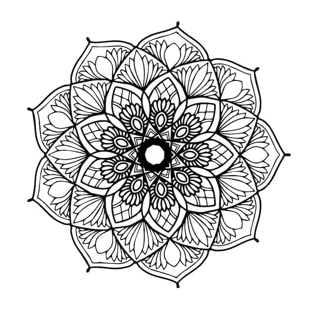 Vecteur mandalas livre de coloriage