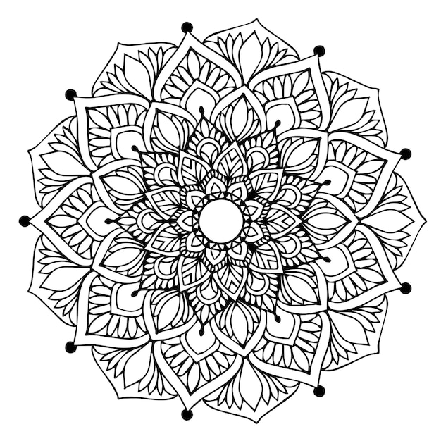 Vecteur mandalas livre de coloriage