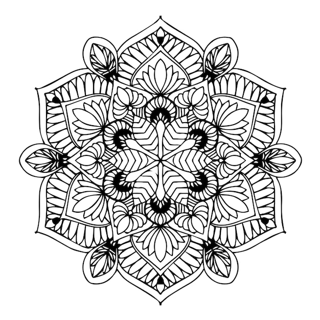 Mandalas Livre De Coloriage