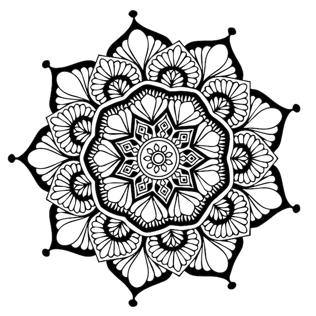 Mandalas Livre De Coloriage