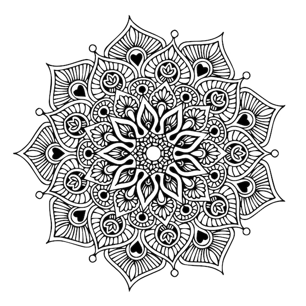 Vecteur mandalas livre de coloriage