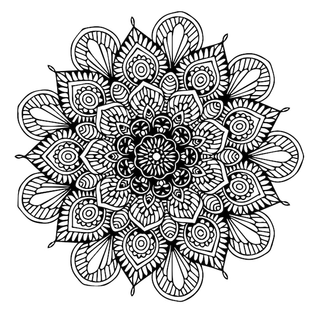 Mandalas Livre De Coloriage