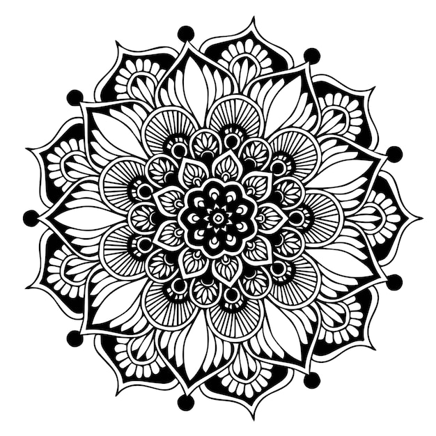 Mandalas Livre De Coloriage