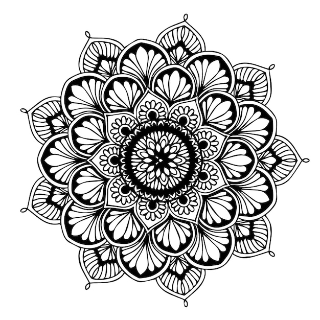 Vecteur mandalas livre de coloriage