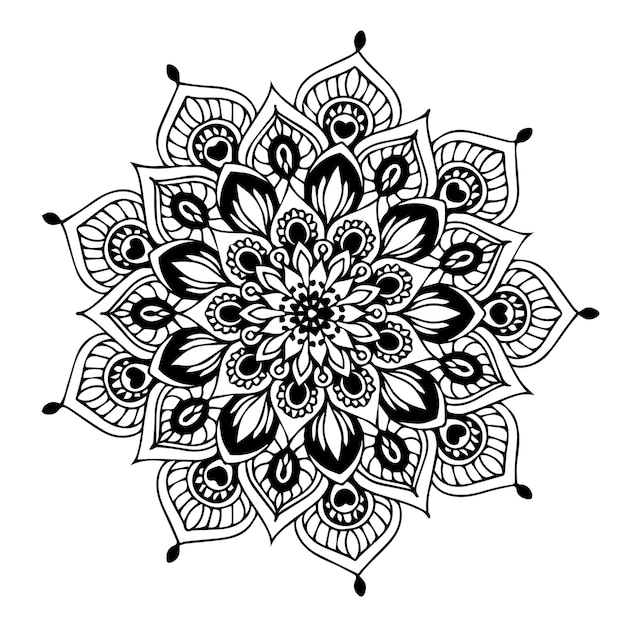 Mandalas Livre De Coloriage