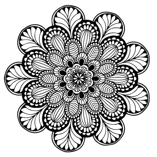 Mandalas Livre De Coloriage