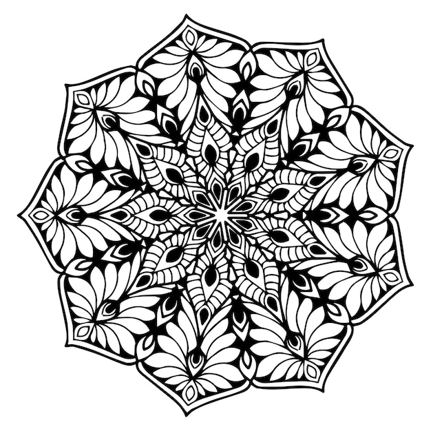 Mandalas Livre De Coloriage