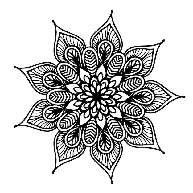 Vecteur mandalas livre de coloriage