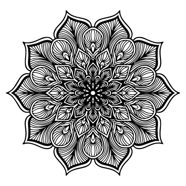 Mandalas Livre De Coloriage