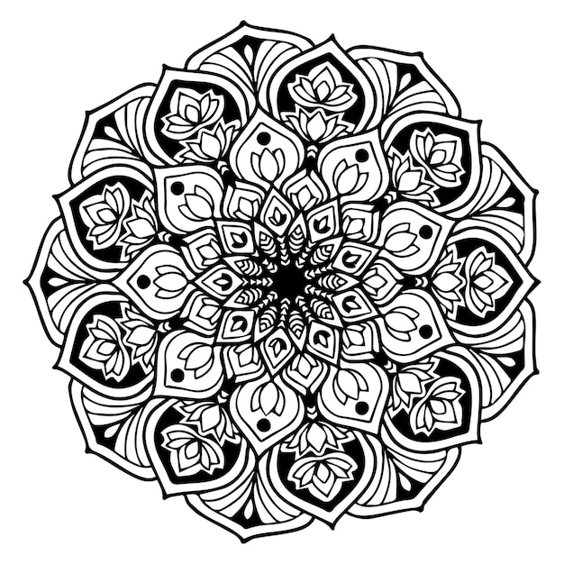 Mandalas Livre De Coloriage