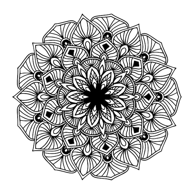 Mandalas Livre De Coloriage