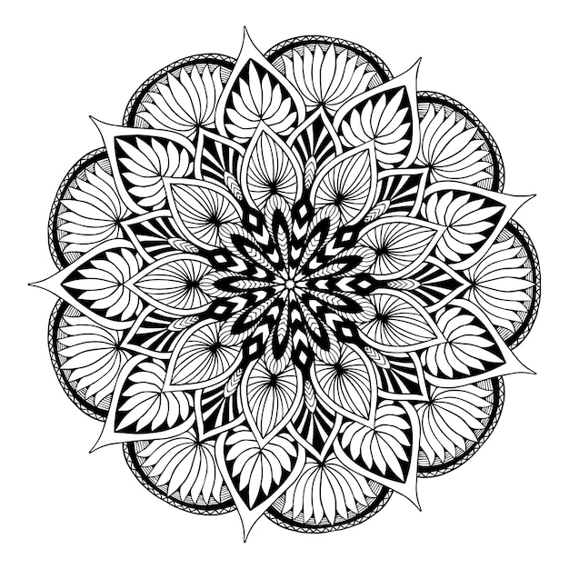 Mandalas Livre De Coloriage