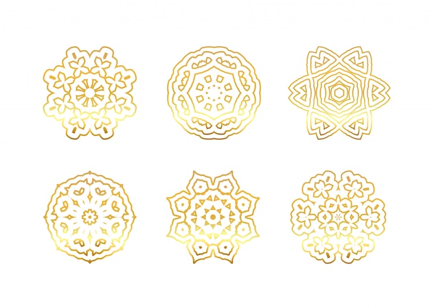 Mandalas D'or Orientales