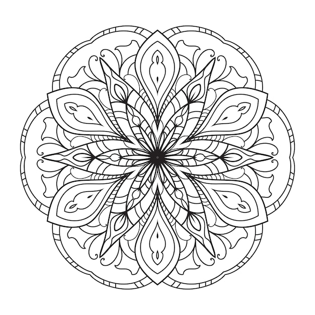 Mandalas pour les pages de couleur du livre de coloriage
