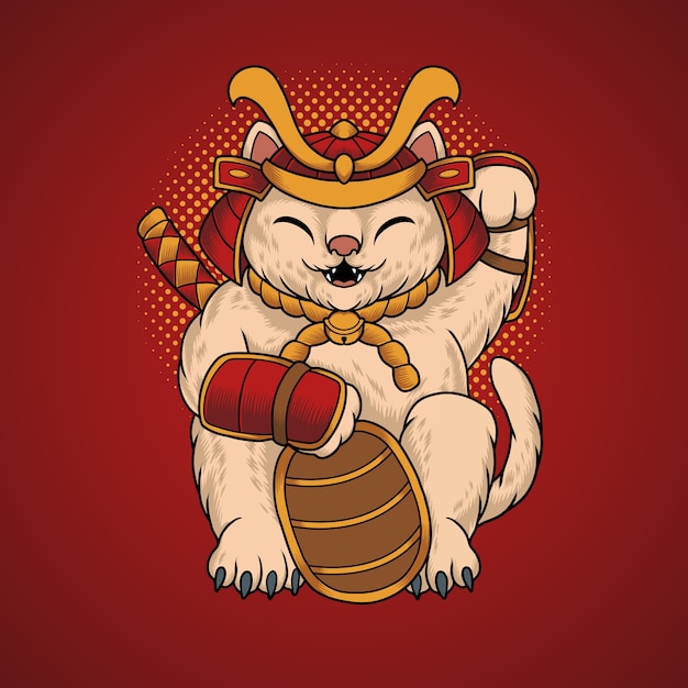 Maneki Neko Samouraï