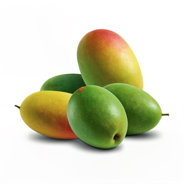 Une mangue fraîche et juteuse Un délice tropical sur un fond transparent