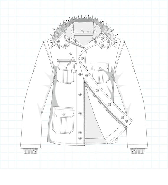 manteau d'hiver sur manteau veste vêtements extérieurs