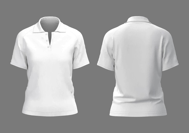 Maquette de chemise de polo