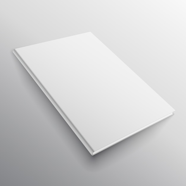 maquette de livre dans le style de perspective