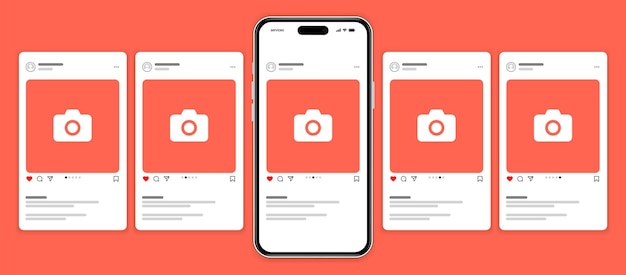 Maquette De Modèle De Publication De Carrousel Publications Modifiables Sur Les Réseaux Sociaux Comme Les Pages De Cadre De Défilement Instagram