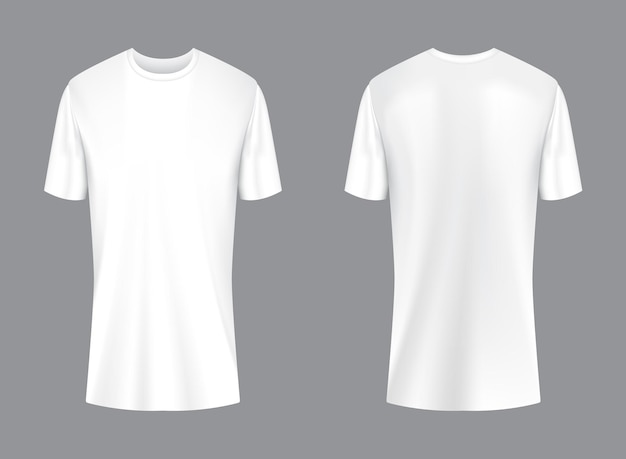 Une maquette de T-shirt blanc