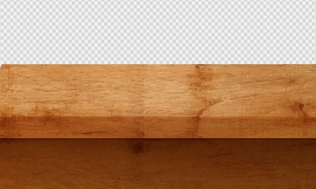 Maquette de table en bois vierge