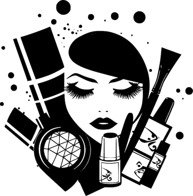 maquillage blanc et noir  Black and white makeup, Makeup, White makeup