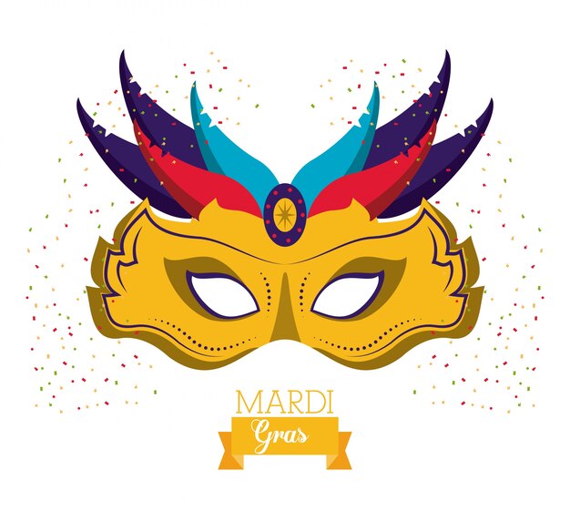 Mardi Gras Masque Icône