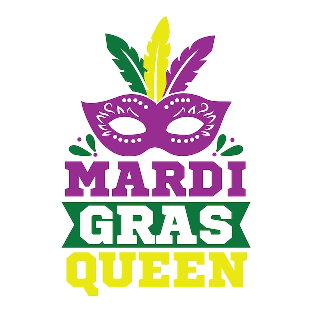 Vecteur mardi gras svg, conception de t-shirt mardi gras svg