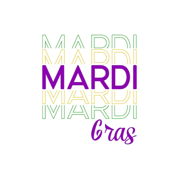 Vecteur mardi gras svg et conception de t-shirt