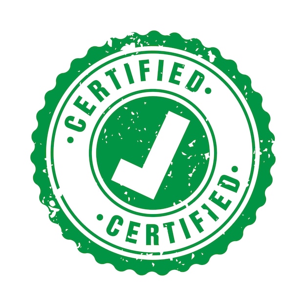 Marque certifiée couleur verte