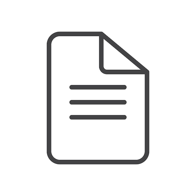 Marque d'icône de fichier dans le style rempli