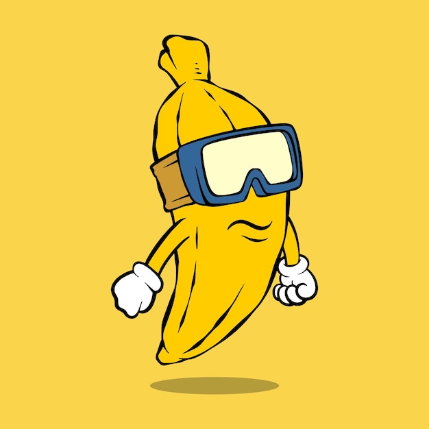 mascotte de banane