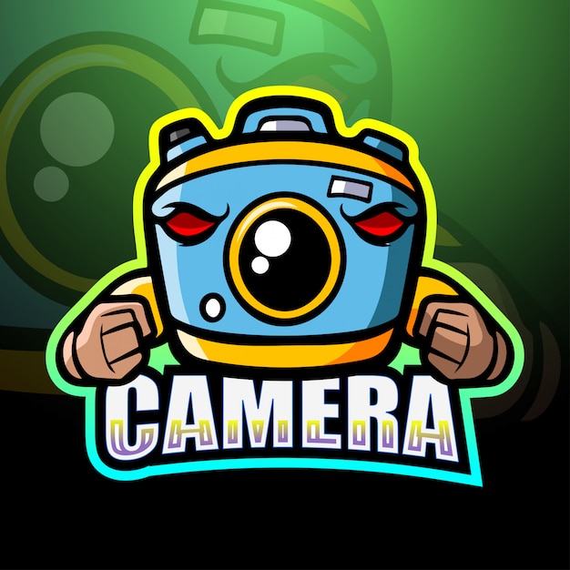 Mascotte De Caméra Esport Illustration