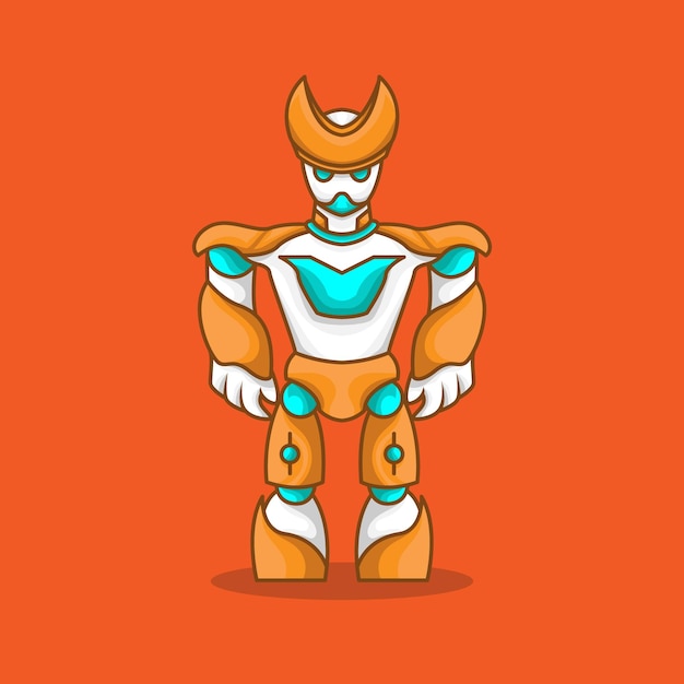 Mascotte De Chevalier Robot Mecha