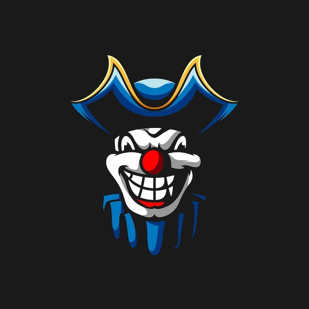 Mascotte De Clown Des Pirates