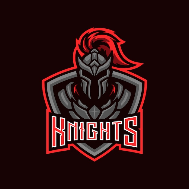 Mascotte Esport Black Knight Emblem