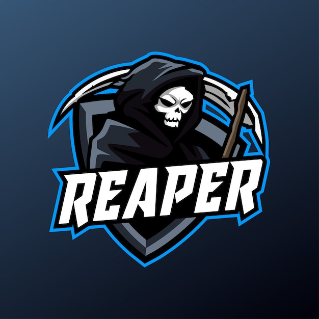 Mascotte De Reaper Pour Logo Sport Et Esport