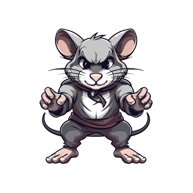 Vecteur mascotte de souris