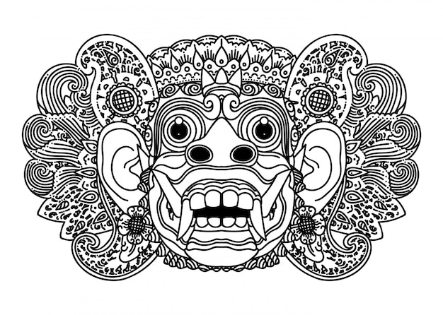 Masque Balinais Barong