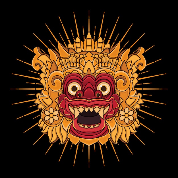 Masque Barong Balinais