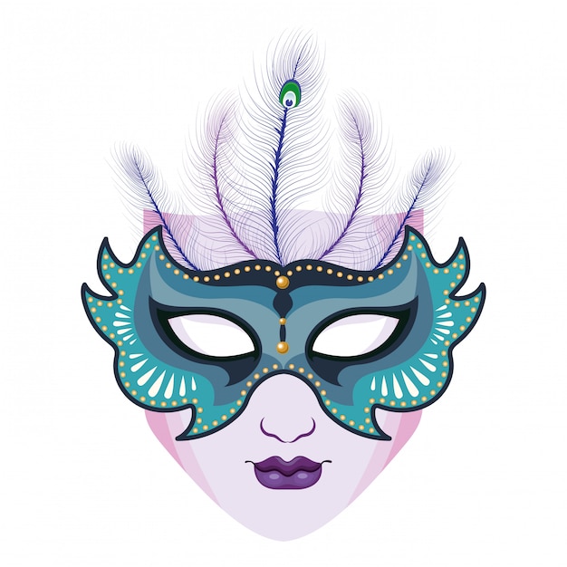 Masque mardi gras