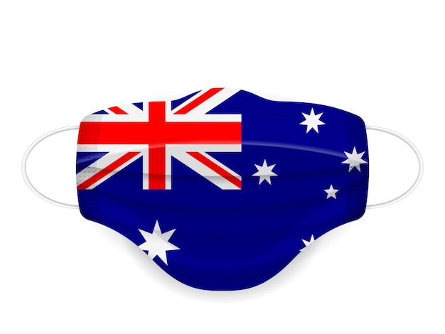 Masque médical Drapeau de l'Australie