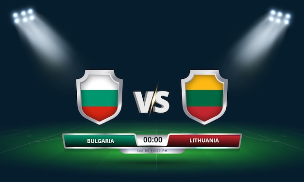 match de qualification pour la coupe du monde de la fifa 2022 Bulgarie vs Lituanie
