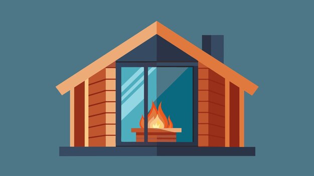 Vecteur matériel résistant à la chaleur tous les matériaux utilisés dans la construction du sauna tels que le bois ou les carreaux