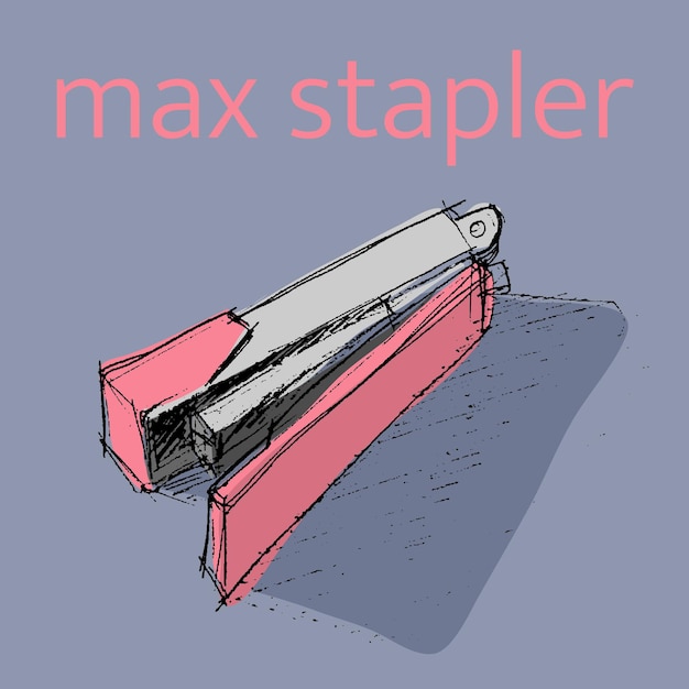 Vecteur max agrafeuse