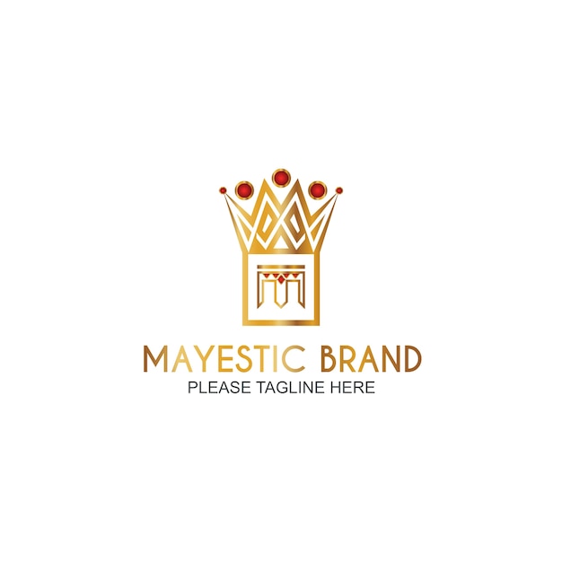 Vecteur mayestic logo de marque