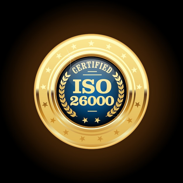 Médaille De La Norme Iso 26000 - Responsabilité Sociale