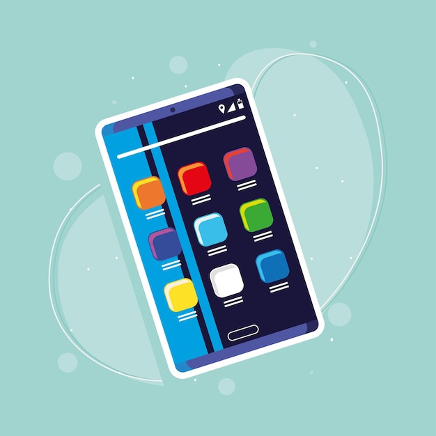 Médias sociaux sur smartphone